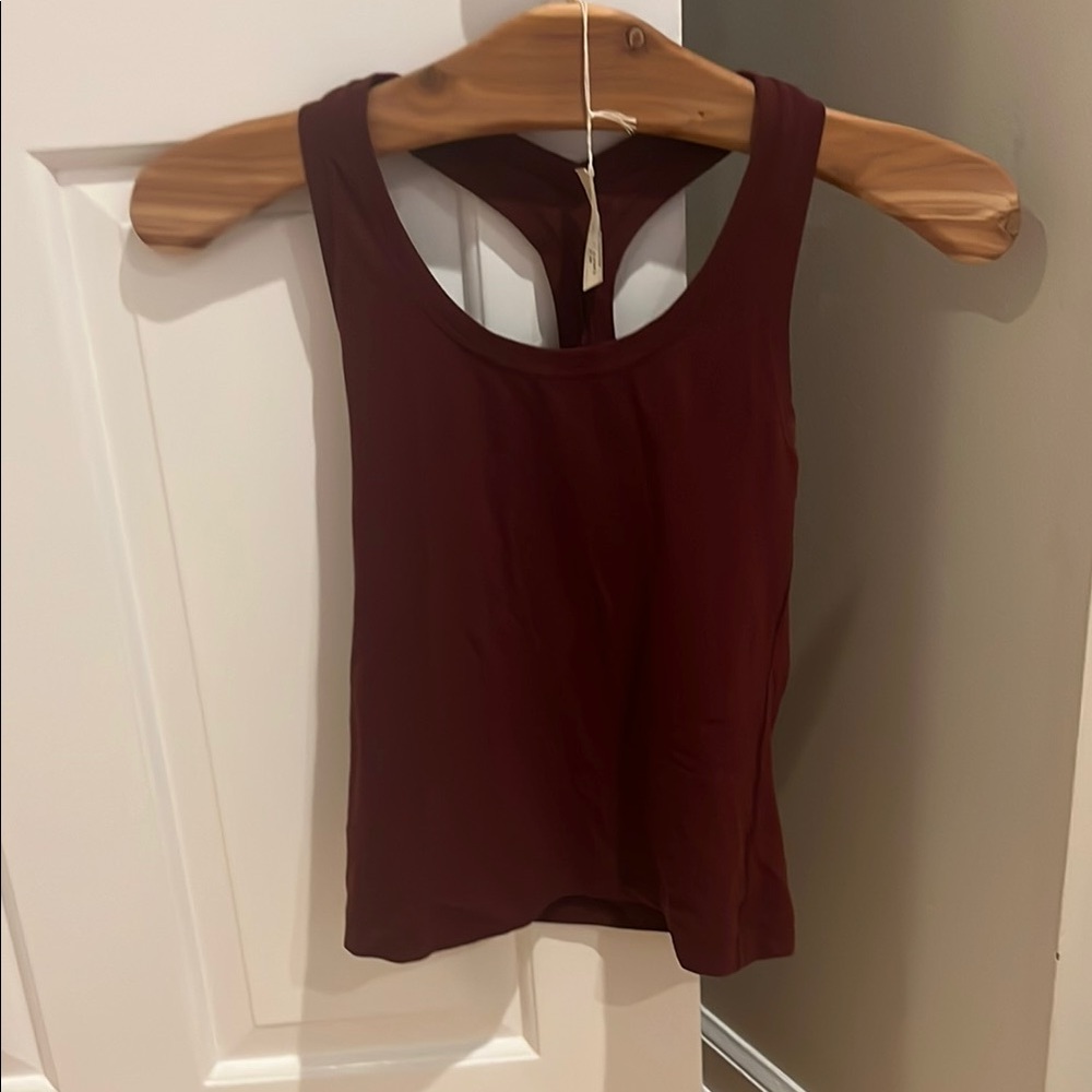 Women's Burgundy Tank Top